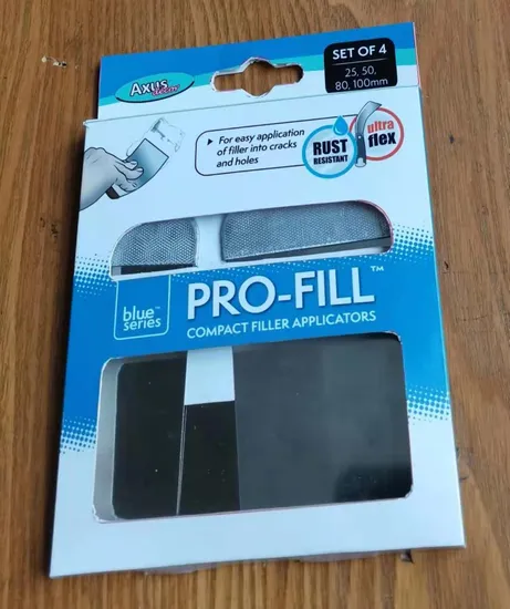 Grattoir à couteau à manche en plastique cranté poli normal de haute qualité