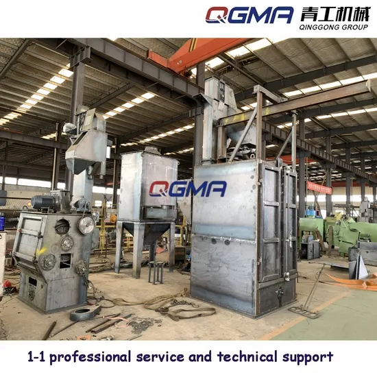 Grenailleuse à courroie en caoutchouc pour le nettoyage de petites pièces métalliques