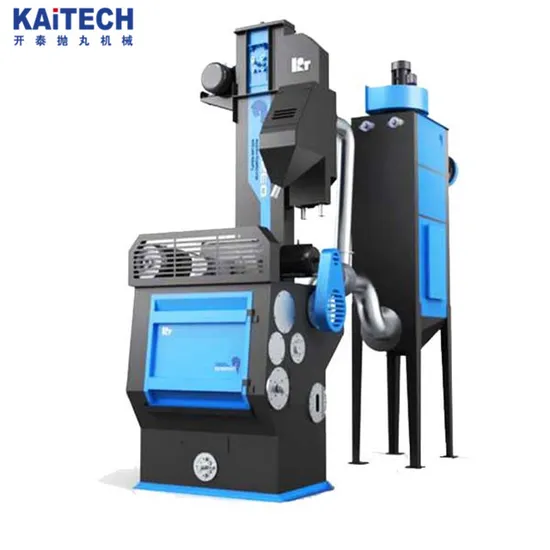 Machine de grenaillage, de sablage, de grenaillage et de nettoyage de surface à courroie en caoutchouc Q326