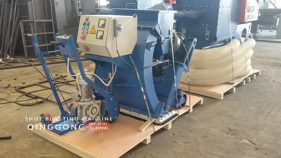 Machine de grenaillage mobile pour sols en béton et acier, prix d'usine approuvé