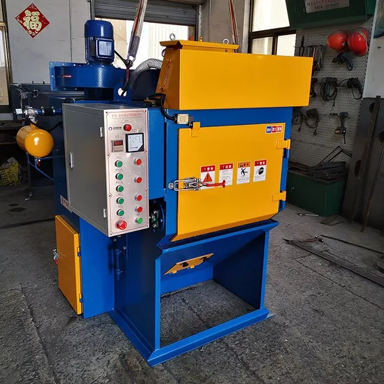 Machine de polissage de bandes en caoutchouc, grenailleuse à tablier, petit équipement de sablage à vendre