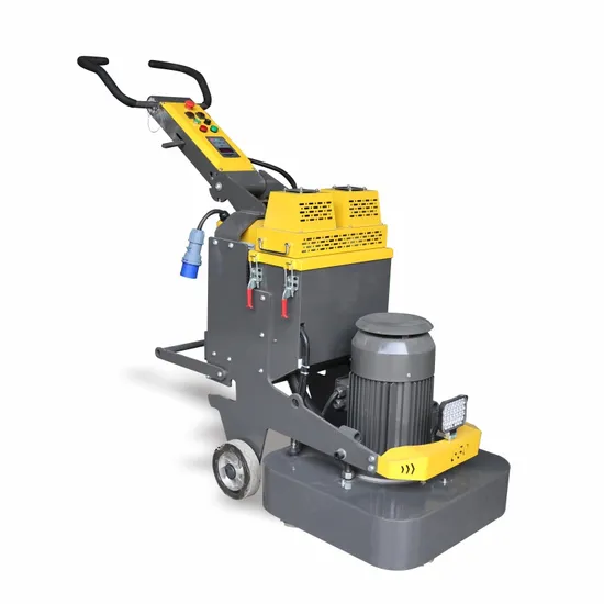 Ponceuse de surface automatique pour béton, monophasée 220 V 380 V, fréquence variable, portative, polissage planétaire époxy avec aspirateur