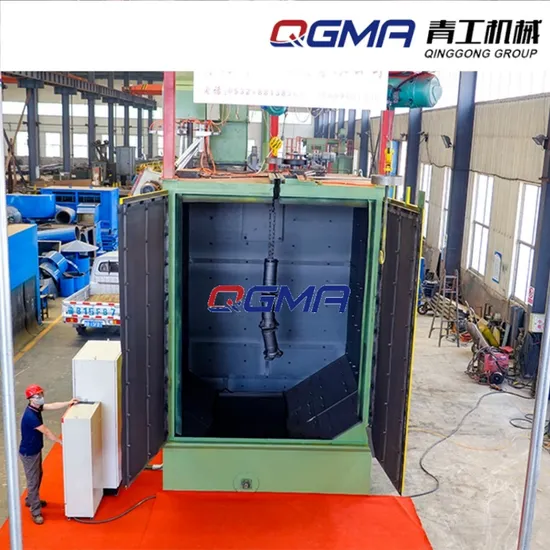 Grenailleuse automatique à crochet pour petites pièces moulées